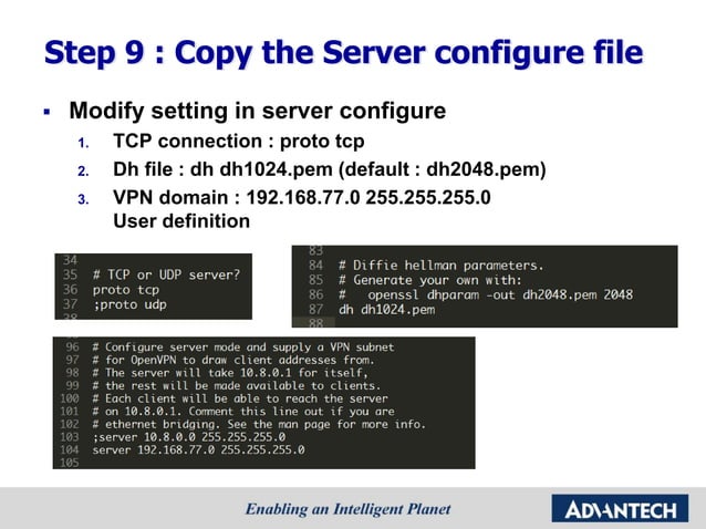 [Advantech] ADAM-3600 open vpn setting Tutorial step by step | PDF