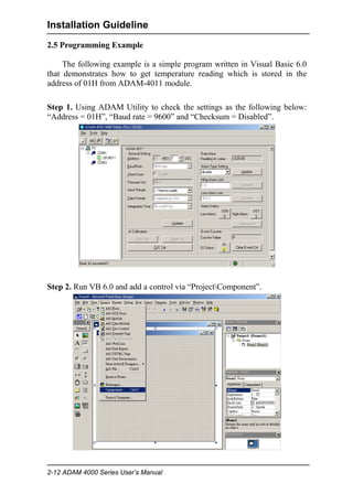 Adam 4000 manual-v20 | PDF