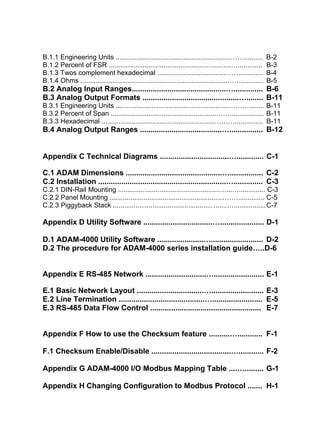 Adam 4000 manual-v20 | PDF