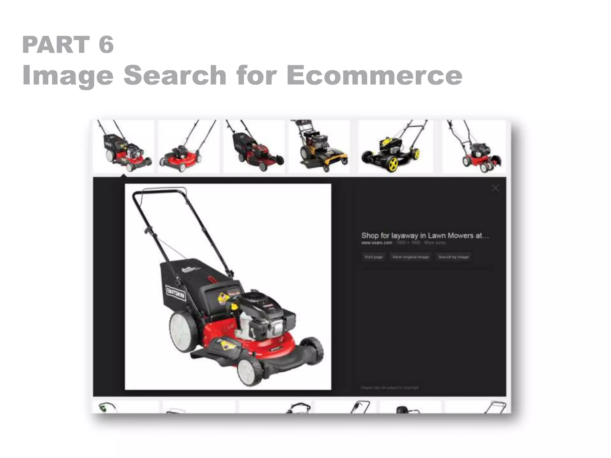 PART 6
Image Search for Ecommerce
 