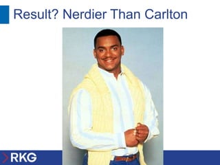 Result? Nerdier Than Carlton
 