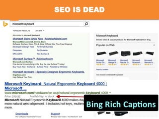 SEO IS DEAD

 