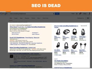 SEO IS DEAD

 
