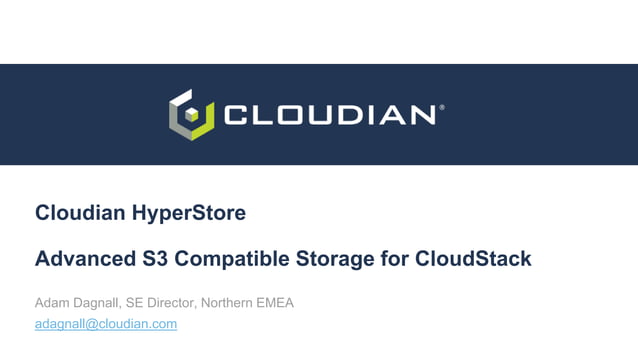 Adam Dagnall: Advanced S3 compatible storage integration in CloudStack ...