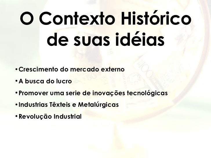 Qual Foi O Contexto Historico Que Serviu De Justificativa