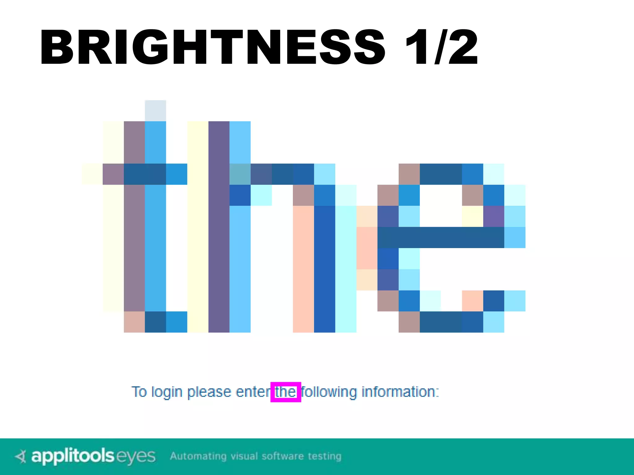 BRIGHTNESS 1/2 
 