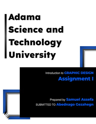 Adama
Science and
Technology
University
 