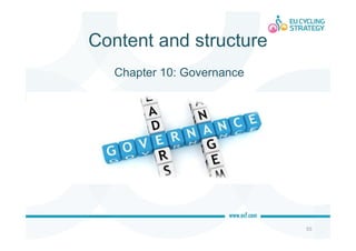 Content and structure
55
Chapter 10: Governance
 