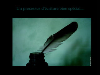 Un processus d'écriture bien spécial... 