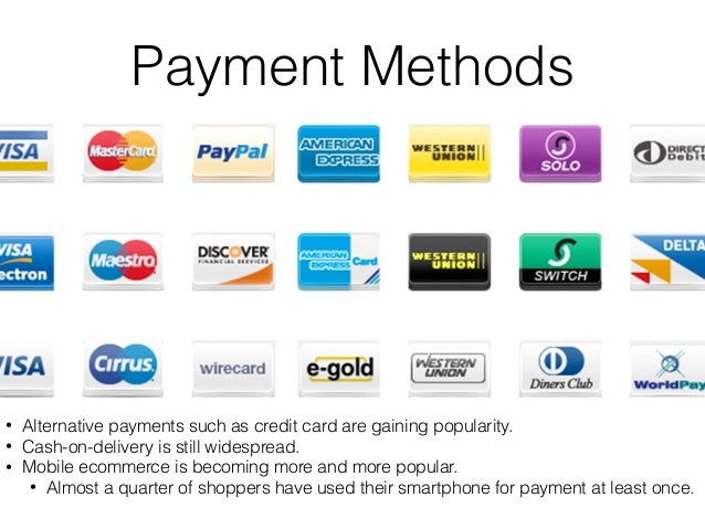 Online payment methods in Europe