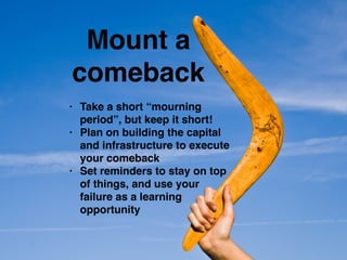 Starting Over After a Setback, by Adam Kidan | PDF