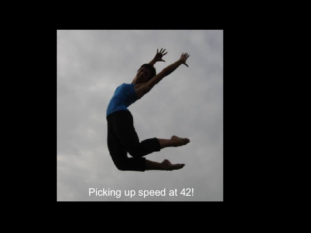 Picking up speed at 42!