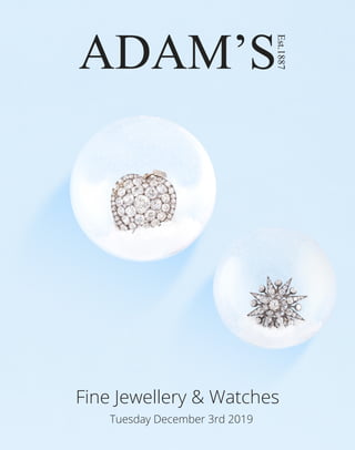 Adams Fine Jewellery & Watches 3rd December 2019