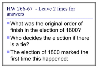 HW 266-67  - Leave 2 lines for answers ,[object Object],[object Object],[object Object]