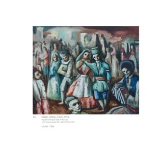83	 DANIEL O’NEILL (1920 -1974)
Figures Dancing (in style of Rouault)
Oil on canvas board, 50 x 60cm (19½ x 23½”)
€ 5,000 - 7,000
 
