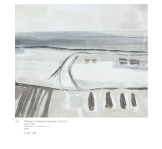 103	 TERENCE P. FLANAGAN PRUA RHA (1929-2011)
Gortahork Bog
Oil on board, 25.5 x 28cm (10 x 11’’)
Signed
€ 1,000 - 2,000
 