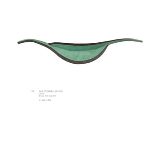 119	 EILIS O’CONNELL (B.1953)
Lily Pad
Bronze, 76cm wide (30’’)
€ 1,500 - 2,500
 