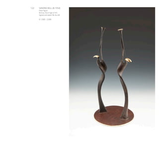 122	 SANDRA BELL (B.1954)
Harp Figure
Bronze, 55cm high (21½’’)
Signed and dated ‘98, No.4/8
€ 1,500 - 2,500
 