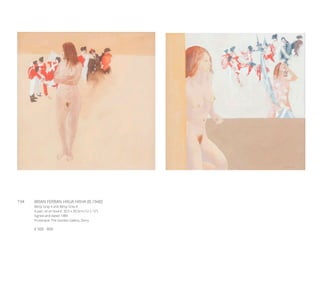 194	 BRIAN FERRAN HRUA HRHA (B.1940)
Betsy Gray 4 and Betsy Grey 8
A pair, oil on board. 30.5 x 30.5cm (12 x 12”)
Signed and dated 1989
Provenace: The Gordon Gallery, Derry
€ 500 - 800
 