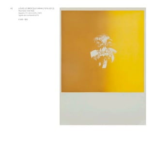 43	 LOUIS LE BROCQUY HRHA (1916-2012)
Mycenaean Gold Mask
Aquatint, 57 x 42cm (22½ x 16½’’)
Signed and numbered 62/75
€ 600 - 800
 