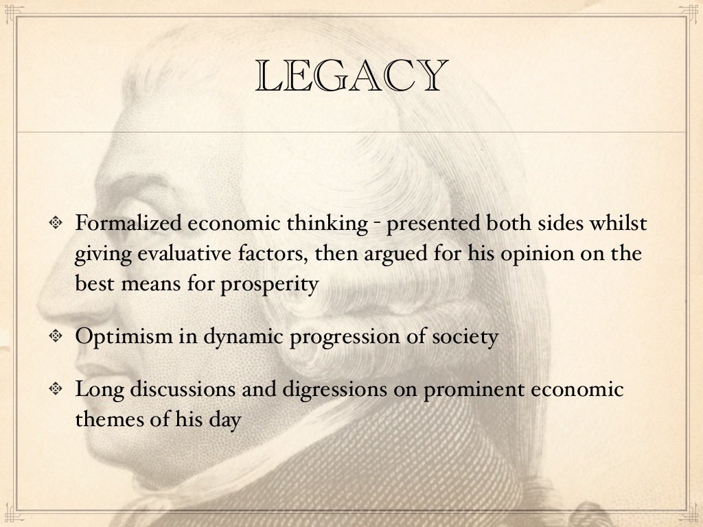 LEGACY Formalized economic thinking