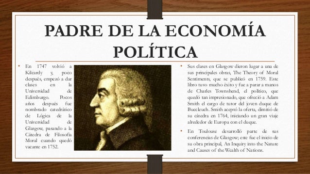 El Padre De La Economia Politica