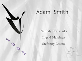 Adam  Smith  Nathaly Coronado Ingrid Martínez Stefanny Castro 1 0 0 2 