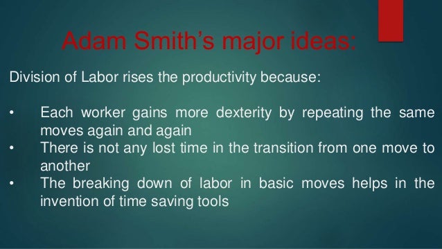 Division Of Labor By Adam Smith
