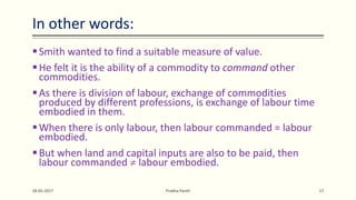 Adam smith value theory Slide 17
