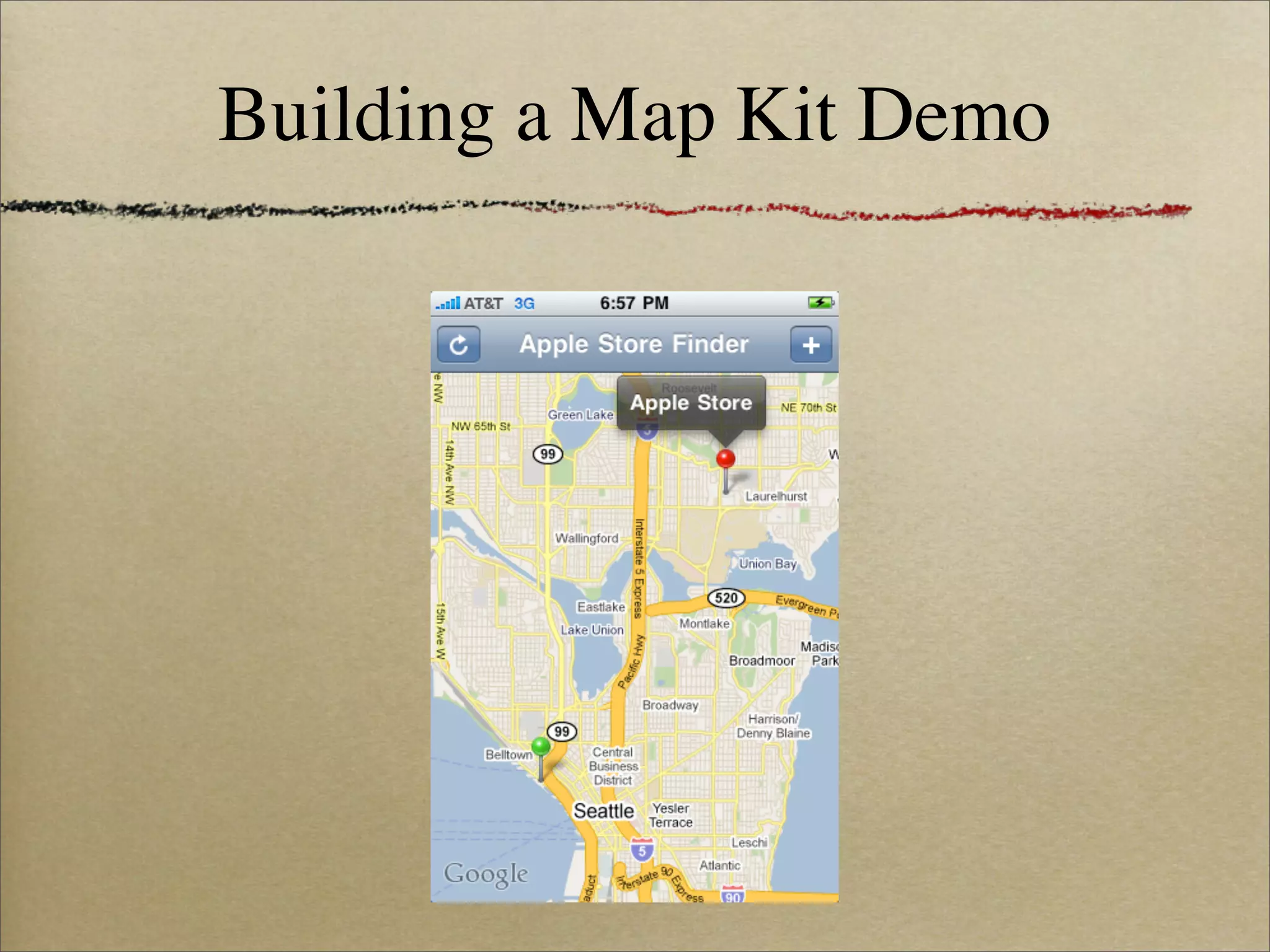 Building a Map Kit Demo
 