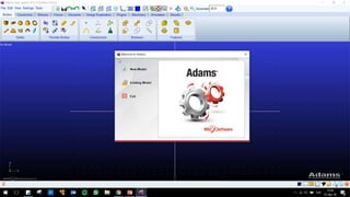 Adams Engine Simulation An Overview of Adams Simulation Software in Robotics Applications | PPTX