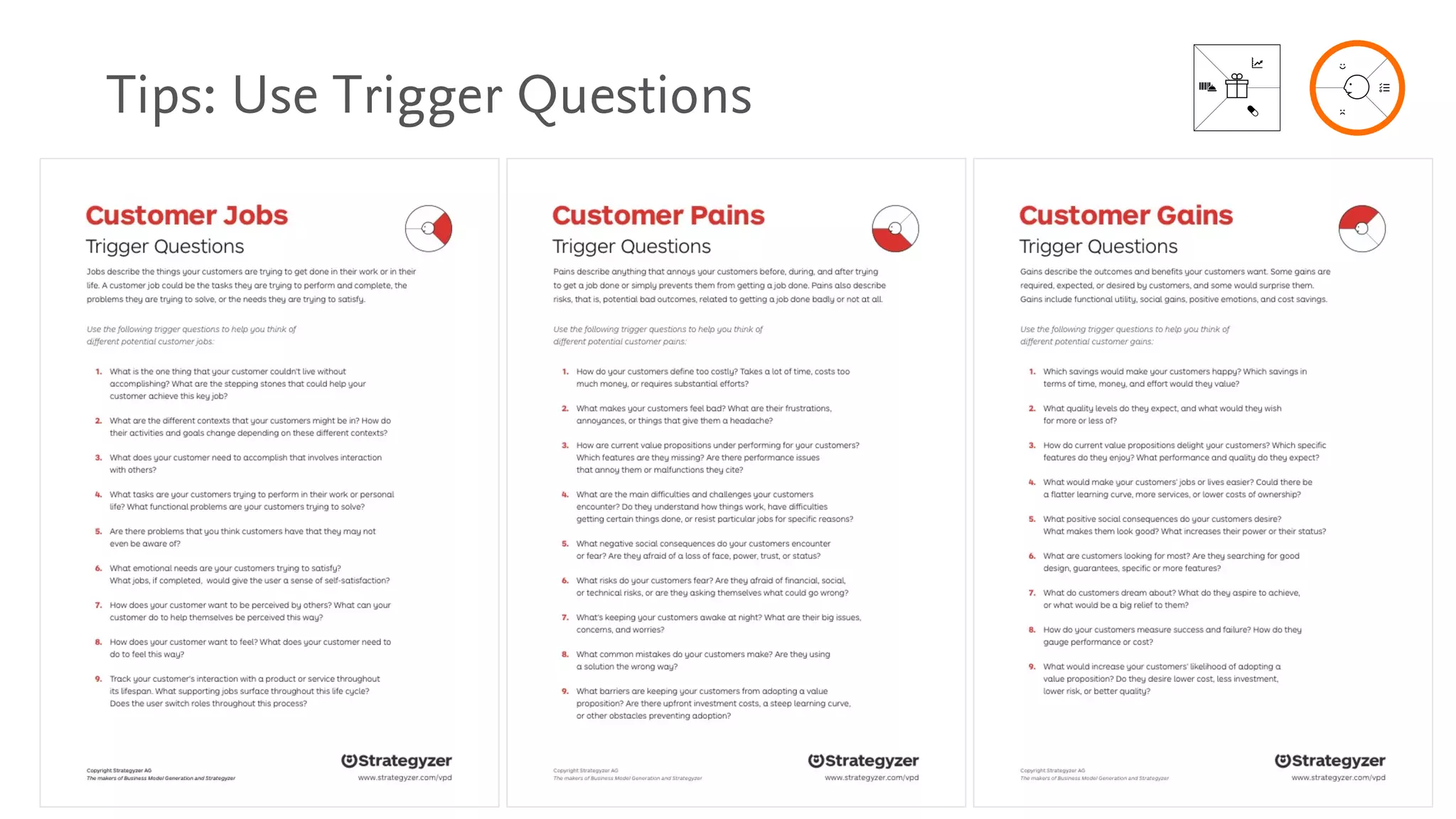 Tips: Use Trigger Questions
 
