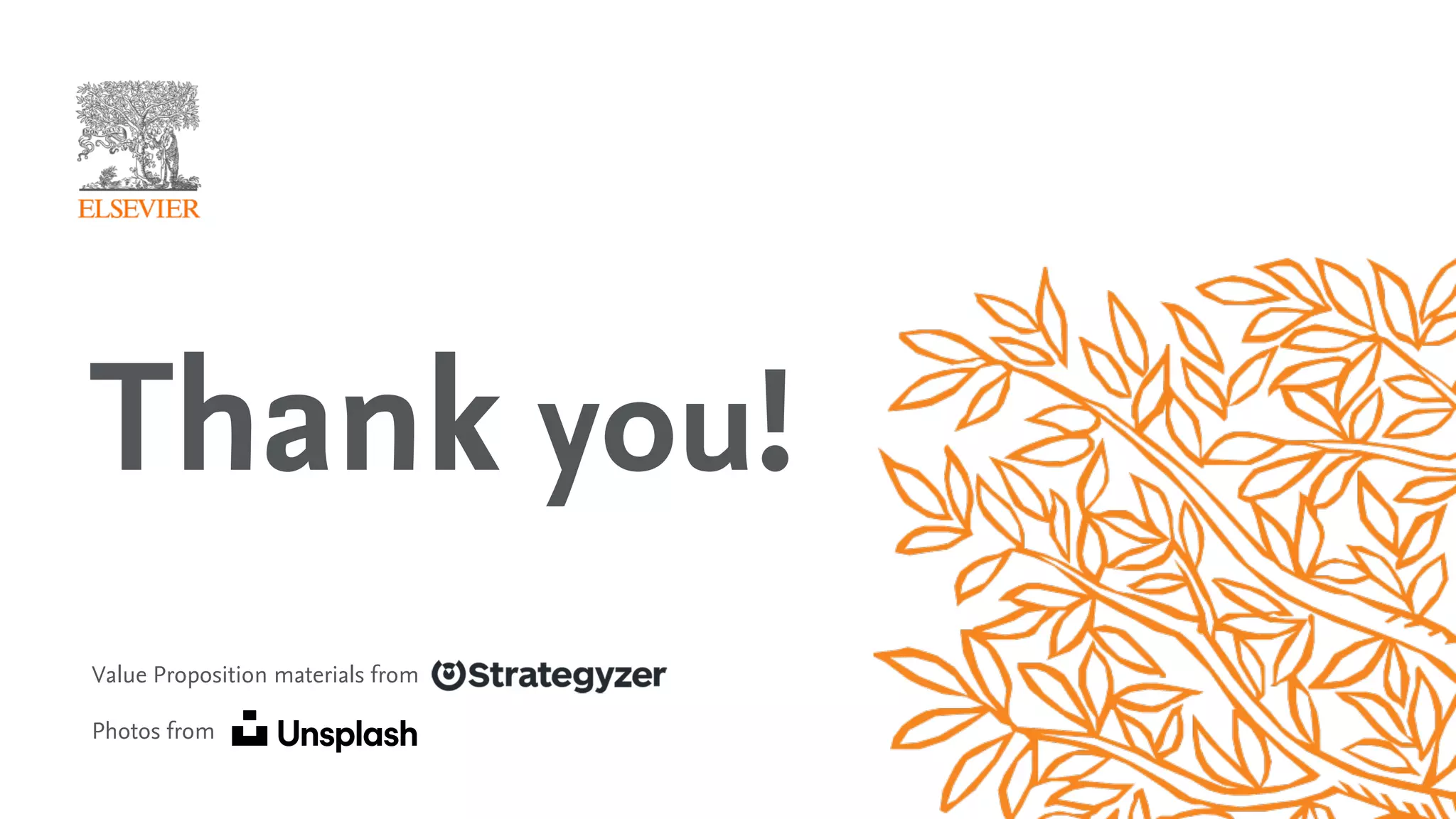 Value Proposition materials from
Photos from
Thank you!
 