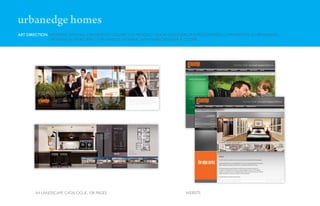 urbanedge homes
ART DIRECTION WORKING WITH ALL CREATIVES TO DELIVER THE PRODUCT BOOK; DESIGNERS, PHOTOGRAPHERS, COPYWRITERS, 3D RENDERERS.
              UPDATING & DEVELOPING THE WEBSITE, WORKING WITH WEB DESIGNER & CODER.




                 inspired service
                       We never take for granted the trust you place in us when choosing      care about our homes and the people who live in them, which is why
                       one of our homes. For many it’s a life-changing decision, so we want   they won’t abandon you once you’ve said ‘yes’, remaining with you right
                                                                                                                                                                              exteriors/interiors, and construction. A dedicated Construction Supervisor
                                                                                                                                                                              will also offer another point of contact during the build, providing you
                                                                                                                                                                                                                                                                                        We want to make the whole process of
                       to make the whole process of dealing with Urbanedge seamless and
                       affirming. That’s why we have created a customer focused approach
                                                                                              through until building begins. For everyone at Urbanedge it’s about
                                                                                              creating relationships, not transactions. It’s all about you.
                                                                                                                                                                              with walk-throughs, site updates and a level of quality construction that’s
                                                                                                                                                                              second to none.
                                                                                                                                                                                                                                                                                        dealing with Urbanedge seamless and affirming.
                       unlike any other in the industry.
                                                                                              Once you have accepted your sales quotation you will be assigned a              This unrivalled level of commitment and service continues well after
                                                                                                                                                                                                                                                                                        That's why we have created a customer focused
                       It begins from the moment you enter one of our display centres.
                       You’ll quickly discover that our sales consultants are not driven by
                                                                                              dedicated customer service administrator, who will work in tandem with
                                                                                              your sales consultant to ensure the process of moving into your new
                                                                                                                                                                              you take the keys, where our After Settlement Care (see page 8)
                                                                                                                                                                              offers you that added comfort and confidence that comes with buying
                                                                                                                                                                                                                                                                                        approach unlike any other in the industry.
                       making the next big sale. They are motivated by ensuring your          home is as smooth as possible. They will be with you every step of              an Urbanedge home.
                       experience is positive, welcoming and empowering. They genuinely       the way throughout contract signing, finance approval, specification of




                                                                                                                                                                                                                             designed to fit
                                                                                                                                                                                                                             15m+ lot width                                                                          bed 4       kids                             bed 3
                                                                                                                                                                                                                                                                                                                                retreat

                                                                                                                                                                                                                                                                                                                                            bathroom
                                                                                                                                                                                                                              exterior width                                 14310
                                                                                                                                                                                                                                                                                                                                                                    wc
                                                                                                                                                                                                                              exterior length                                24090
                                                                                                                                                                                                                                                                                                                                                          f


                                                                                                                                                                              Each floor plan                                 master bed                               4.7    x   3.8




                                                                                                                                                                                                                                                                                                                                               kitchen
                                                                                                                                                                                                                              bed 2                                    3.3    x   3.2

                                                                                                                                                                              embraces                                        bed 3
                                                                                                                                                                                                                              bed 4
                                                                                                                                                                                                                                                                       3.3
                                                                                                                                                                                                                                                                       3.7
                                                                                                                                                                                                                                                                              x
                                                                                                                                                                                                                                                                              x
                                                                                                                                                                                                                                                                                  3.2
                                                                                                                                                                                                                                                                                  3.1
                                                                                                                                                                                                                                                                                                                       family                            w/o
                                                                                                                                                                                                                                                                                                                                                         w/o
                                                                                                                                                                                                                                                                                                                                                                 bed 2



                                                                                                                                                                              intimacy and
                                                                                                                                                                                                                                                                                                                                                                         w/m
                                                                                                                                                                                                                              kids retreat                             3.7    x   2.9
                                                                                                                                                                                                                                                                                                                                                                laundry
                                                                                                                                                                                                                              family                                   6.6    x   4.2
                                                                                                                                                                              relaxation.                                     dining
                                                                                                                                                                                                                              theatre
                                                                                                                                                                                                                                                                       4.0
                                                                                                                                                                                                                                                                       4.0
                                                                                                                                                                                                                                                                              x
                                                                                                                                                                                                                                                                              x
                                                                                                                                                                                                                                                                                  3.8
                                                                                                                                                                                                                                                                                  3.9                                                     dining
                                                                                                                                                                                                                                                                                                                                                               theatre

                                                                                                                                                                                                                              alfresco                                 4.1    x   4.2                                alfresco

                                                                                                                                                                                                                                                            sq.m         squares
                                                                                                                                                                                                                                                                                                                                              wc
                                                                                                                                                                                                                              living                     229.72              24.72
                                                                                                                                                                                                                              garage                      37.42               4.02                                                                                   porch
                                                                                                                                                                                                                                                                                                                double garage
                                                                                                                                                                                                                              porch                       10.81               1.16                                                                   ensuite

                                                                                                                                                                                                                              alfresco                    17.01               1.83

                                                                                                                                                                                                                              total area                 294.96              31.72                                              entry
                                                                                                                                                                                                                                                                                                                                                                  master
                                                                                                                                                                                                                                                                                                                                             wir                   bed
                                                                                                                                                                                                                              eynesbury*
                                                                                                                                                                                                                              total area                 304.97              32.81

                                                                                                                                                                                                                                                                                        31.72     squares


                                                                                                                                                                                                                                                                                        294.96        m2



                                                                                                                                                                                                                             LARNE 004
        THE




                                                                                                                                                                                                                                                                                              4   2         2
        EDGE




                                                                                                                              Q-1                                       Q-2                                                   Q-3                                                       E-1                                                        E-2
        SERIES




                                                                                                                                                                                                                             *Total area for Eynesbury floorplans increase
        72                                                                                                                                                                                                                    in size due to increased porch size.                                                                                                             73




        A4 LANDSCAPE CATALOGUE. 108 PAGES                                                                                                                                                                                                                                                                                                                                           WEBSITE
 