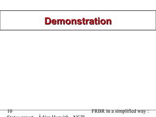 11 FRBR in a simplified way :
DemonstrationDemonstration
 