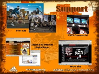 SupportPrint Ads FATV Commercial Internal & external digital hypeMicro Site 
