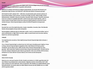 İLKÇAĞ

Arkeolojik çalışmalar sonucu ortaya çıkan bilgilere göre Çukurova Bölgesi’nde çok eski devirlerden
beri yüksek kültürlü medeniyetlerin yaşadıkları bilinmektedir.

Çukurova’nın belirgin tarihi Kitvanza Krallığı ile başlamaktadır. Bu konuda Hitit Devleti’ne ait
kitabelerden bilgi alınmıştır. Bu Krallık M.Ö. 1335 yıllarında Hititlerin himayesine girmiştir.

Hitit Devleti’nin M.Ö. yaklaşık 1191 – 1189 yılları arasında batıdan gelen akınlarla yıkılması ile
birçok küçük krallıklar ortaya çıkmıştır. Sırasıyla Kue Krallığı, Asurlular, Klikya Krallığı, İranlılar,
Makedonyalılar, Selokidler, Çukurova Korsanları, Romalılar hakim olmuştur. Romalılar zamanında
Çukurova ve Adana’nın geliştiği söylenebilir. Çünkü burada yapılan büyük köprüler, yollar ve
sulama tesisleri ile başta Adana olmak üzere Çukurova oldukça gelişmiş ve önemli bir ticaret
merkezi olmuştur. Roma İmparatorluğunun yıkılışı ile birlikte İlk Çağ devri de kapanmıştır.

ORTAÇAĞ

Romalılar’dan sonra Orta Çağ’da Bizanslılar, Araplar, Selanikliler, Ermeniler, Mısır Türk Memlük
Devleti, Ramazanoğulları buraya hakim olmuşlardır.

Ramazanoğulları Vakfiyesine göre bu dönemde; camiler, mescit ve medreselerle birlikte, yatılı ve
yatısız yüksekokullar ve diğer kültür kurumları, sağlık ve sosyal hizmet veren kurumlar yapılmış,
büyük imar atılımlarına girişilmiştir.

YENİÇAĞ

Yeni Çağ döneminin sonunda ve Yakın Çağ’da buraya Osmanlı İmparatorluğu hakim olmuştur. (
1517 – 1918 )

19 y.y. Osmanlı İmparatorluğu’nu yıkmak üzere her türlü siyasi mücadeleye giren İngiltere, Fransa
ve Rusya, Osmanlı İmparatorluğu’na başkaldıran Mısır Valisi Mehmet Ali Paşa’ya yardım
etmişlerdir. Kısa bir dönem sonra ( 1840 ) buraları tekrar Osmanlı İmparatorluğu’nun eline
geçmiştir. 1867 yılında İdari Teşkilat kurularak Adana Vilayet haline getirilmiştir. 24 Aralık 1914’de
Fransızlar antlaşma hükümlerine göre Adana’ya girmişlerdir. Daha sonra 20 Ekim 1921’de Ankara
Antlaşması ile 5 Ocak 1922’de Fransızlar Adana’yı terk etmek zorunda kalmışlardır.

YAKINÇAĞ

Adana İsminin Kaynağı

Adana’ya ait en eski yazılı kayıtlara ilk defa, Anadolu yarımadasının en köklü uygarlıklarından biri
olan Hititlerin kaya kitabelerinde rastlanmaktadır. Boğazköy metinleri olarak bilinen M.Ö. 1650
yıllara tarihlenen bir Hitit tabletinde, Adana havalisinden URU ADANIA yani ADANA BÖLGESI olarak
bahsedilmektedir. Bu konuda sadece bu tablet dikkate alınacak olsa bile ADANA ismi en az 3640
yıllık bir geçmişe sahiptir.
 