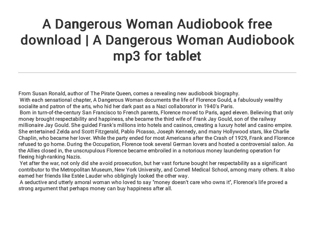 A Dangerous Woman by Sharon Rudahl A Dangerous Woman by Sharon Rudahl