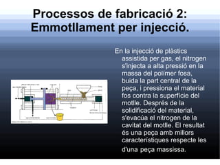 1.3 Processos de fabricació 1: Estrusió o moldeig per aire a pressio. ,[object Object]