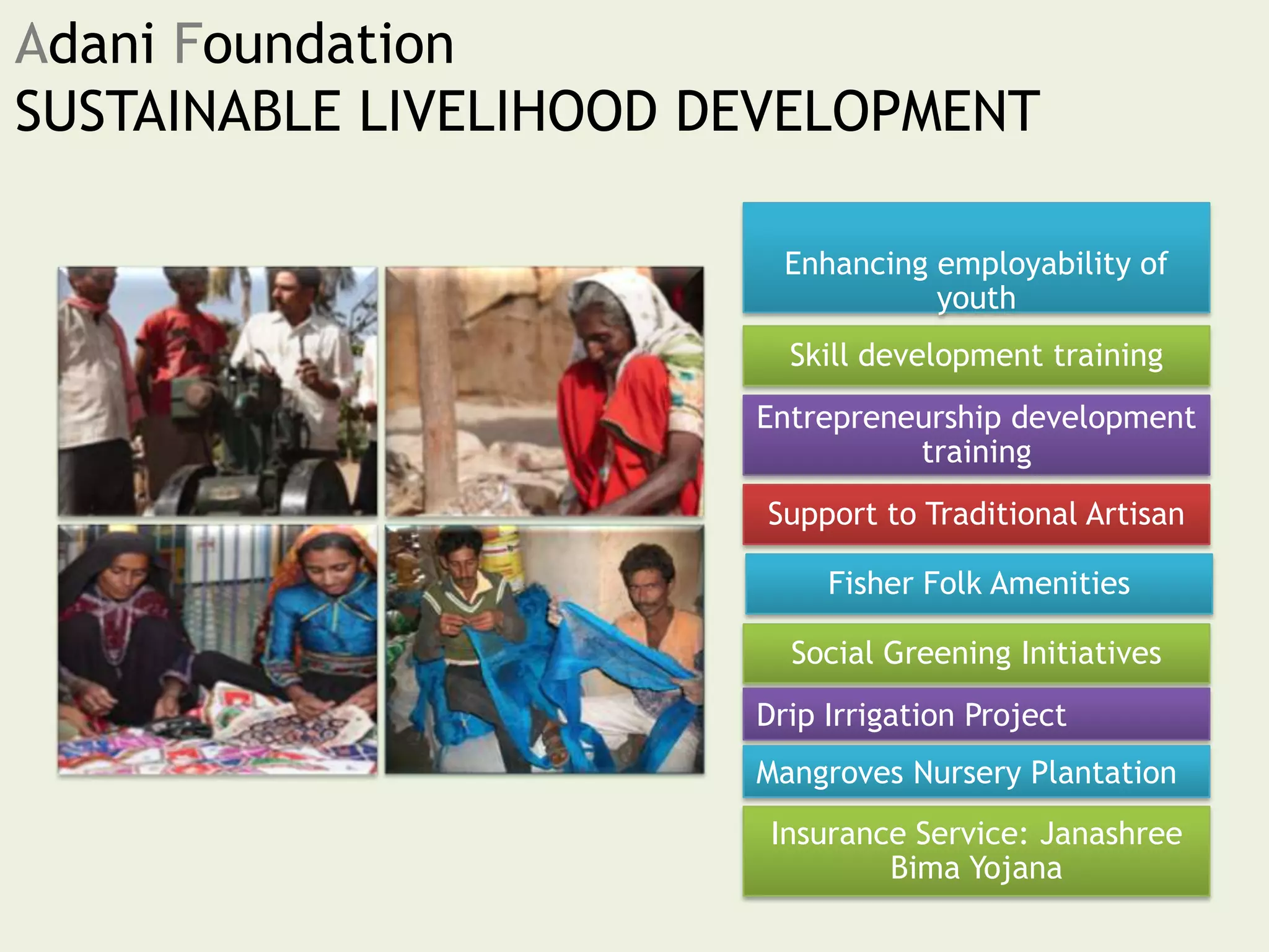 Adani Foundation - An inside story | PPTX