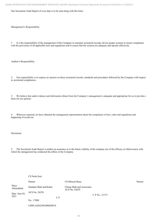 Adani Infrastructure and Management Services 2021 Annual Report.pdf