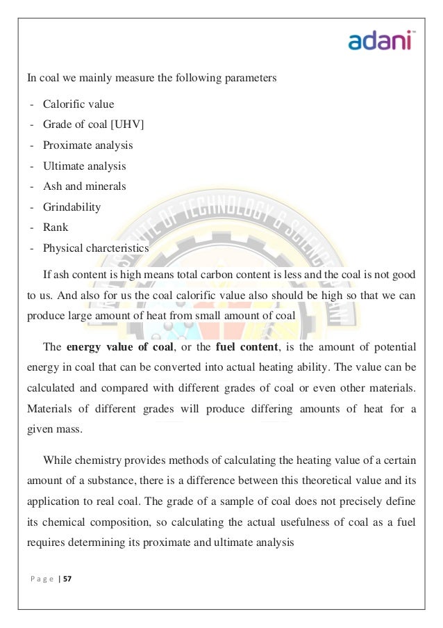 Adani power Practice School