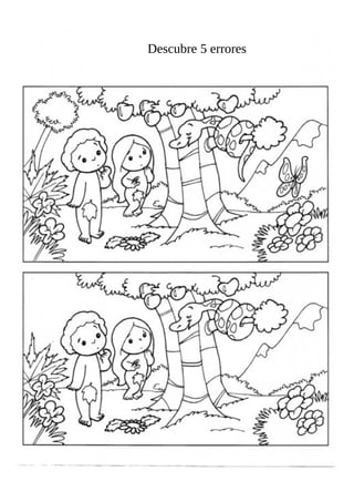 Descubre 5 errores
 