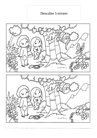 Descubre 5 errores
 