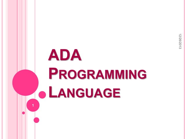 ADA programming language | PPT