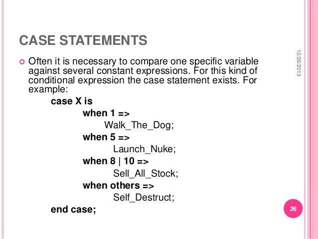 ADA programming language