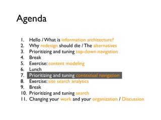 Adaptable Information Workshop slides