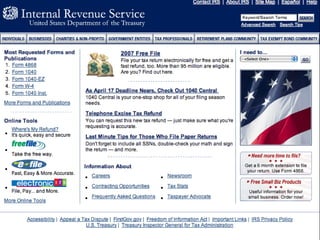 Before
                  April 15
IRS before 4/15
 