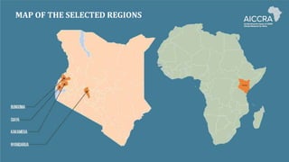 MAP OF THE SELECTED REGIONS
 