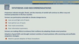 Climate smart agriculture prioritization and policy making